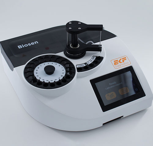 Analisador de glicose automático - Biosen C-Line - EKF Diagnostics - para hospital / de lactato / com tela sensível ao toque