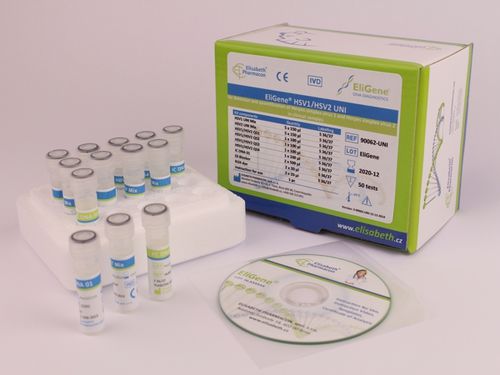 Kit de teste de herpes - EG-90062-UNI - Elisabeth Pharmacon spol  - de vírus do herpes simples / clínico / de soro