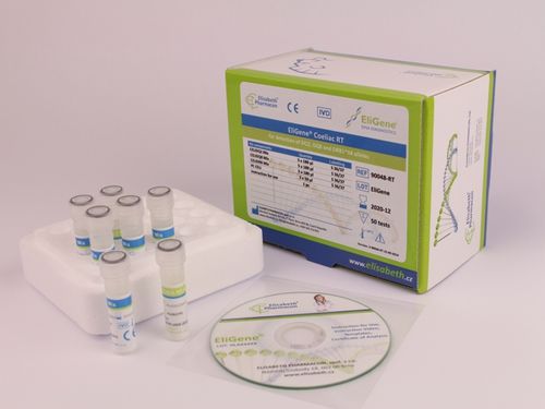 Kit de teste de doença celíaca - EliGene® Coeliac - Elisabeth Pharmacon spol  - do fator reumatoide / de genes / de sangue