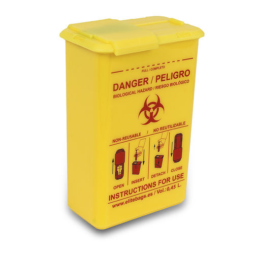 Container para resíduos perigosos - EB09.040 CONBIOS XL - ELITE BAGS - para materiais biológicos de risco / biológico