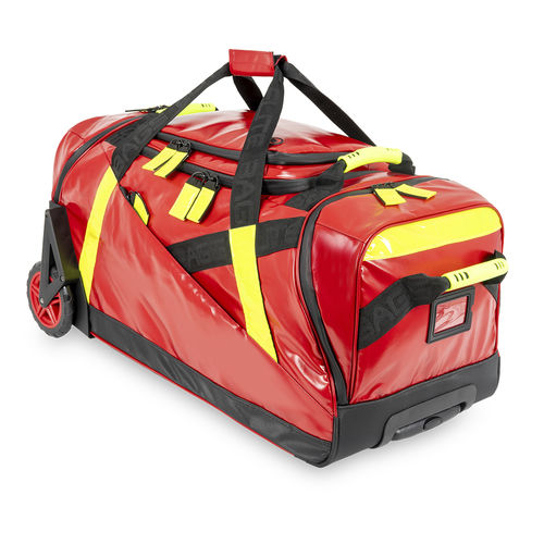 Maleta de emergência de transporte - EB05.024 ATTACK EVO TROLLEY ROJO TARPAULIN - ELITE BAGS - para instrumental / com trolley / de grande capacidade