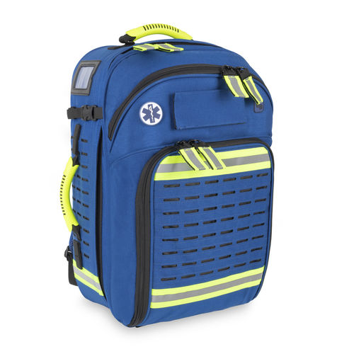 Mochila de primeiros socorros - EB02.078 PARAMED´S EVO AZUL ROYAL - ELITE BAGS - com alça / de grande capacidade