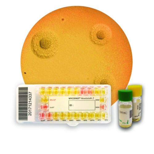 Kit de teste de sensibilidade aos antimicrobianos - MYCOFAST® RevolutioN 2 - ELITech Group  - para análise de identificação / de micoplasma / de Ureaplasma urealyticum