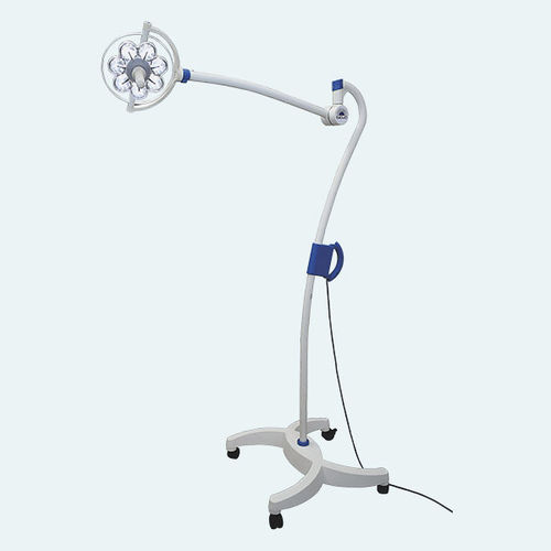 Foco clínico de LED - 200 F - EMALED - com rodízios / móvel / flexível