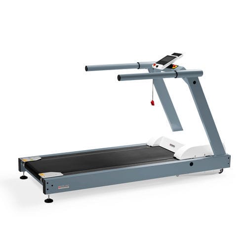 Esteira elétrica com corrimão - motion sprint 900 PL - Emotion Fitness - com suporte de peso pelas axilas / inclinada