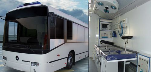 Unidade móvel de saúde de cuidados de medicina geral - EMS Mobil Sistemler - ônibus