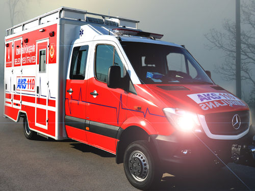 Ambulância de resgate - EMS Mobil Sistemler - com baú / tipo B / a diesel