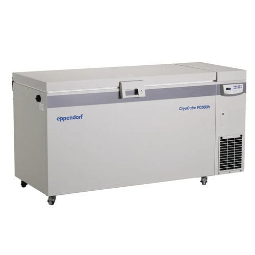 Freezer de laboratório - CryoCube® FC660h - Eppendorf SE - horizontal / com 1 porta / refrigerado a ar