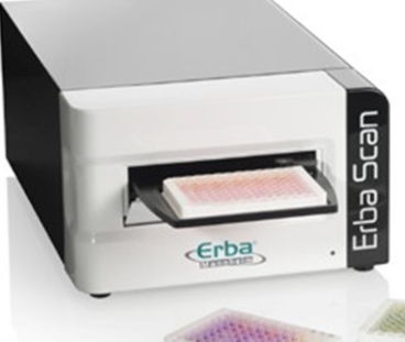 Leitor de microplacas de absorvância - ErbaScan - ERBA Diagnostics Mannheim - para microbiologia / com 96 poços