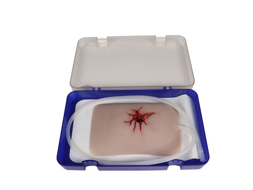 Simulador de tratamento de feridas - NW160 - Erler-Zimmer - para procedimentos de emergência médica / em material plástico / em silicone