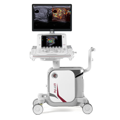 Aparelho de ultrassom com carrinho - MyLab™X9 - Esaote - geral / em preto e branco / com Doppler colorido