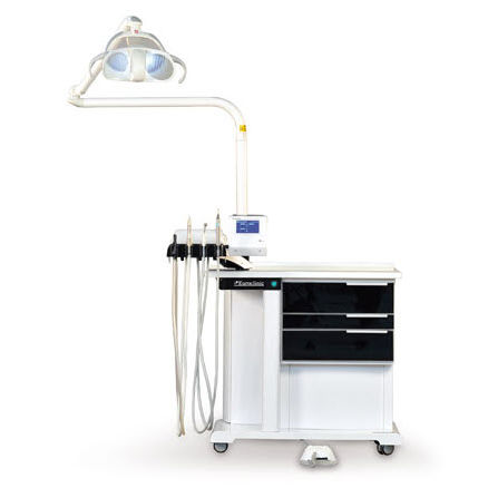 Estação de trabalho para podologia - TS - Euroclinic MediCare Solutions - com iluminação / com prateleiras / compacta
