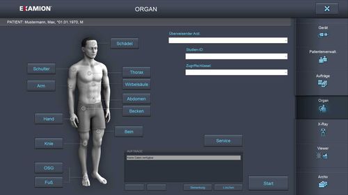 Software de gestão - X-AQS Hum - Examion - de controle / visualizador / de diagnóstico