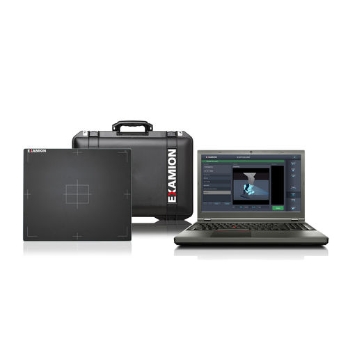 Sistema de aquisição de imagens para radiografia veterinária - X-DR Portable Case L WiFi  - Examion - portátil