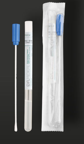 Swab com tubo de ensaio - 2606 series - F.L. Medical - em material plástico / estéril / em algodão