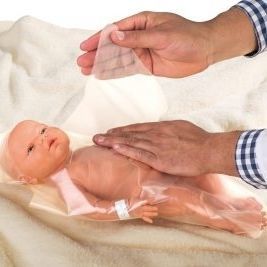 Manta de termorregulação - SpaceSuit - Fritz Stephan - em poliuretano / descartável / neonatal