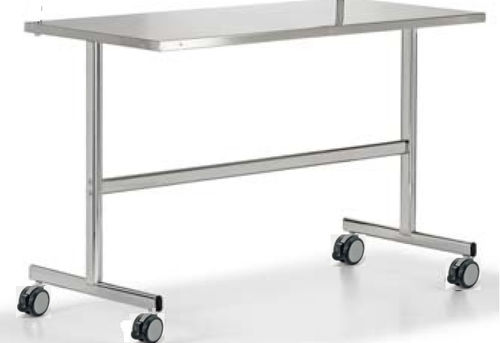 Mesa de preparo e embalagem de instrumentos médicos - 9CI0206 - Favero Health Projects - retangular / com rodízios / em aço inoxidável