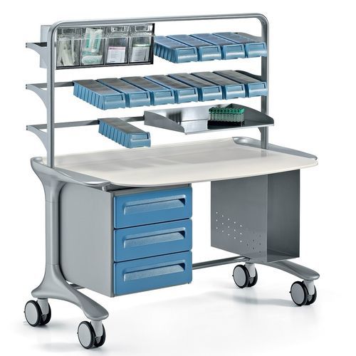 Estante de armazenamento e dispensação de medicamentos móvel - S.O.PHIA - Favero Health Projects - modular