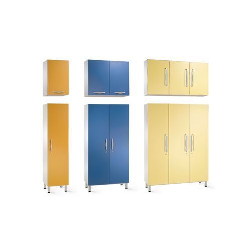 Armário para hospital - GENIUS - Favero Health Projects - com porta / com gavetas / com suporte para pendurar