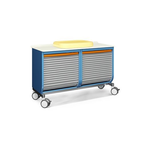 Móvel troca-fraldas com caixas de armazenagem - ZERO FIRE - Favero Health Projects - para hospitais