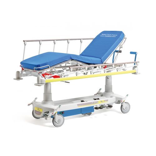Carro-maca de transporte - THUNDER FLASH HYBRID - Favero Health Projects - elétrico / com altura regulável / articulado em 3 seções