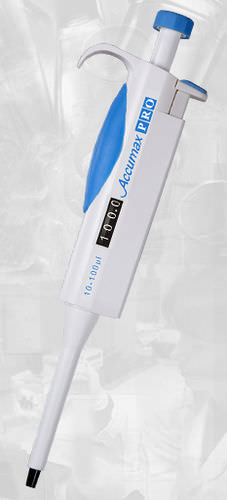 Micropipeta mecânica - Accumax PRO - Accumax Lab Devices Pvt Ltd - monocanal / de volume variável / com ejetor