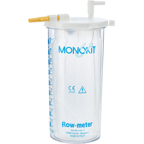Frasco coletor de fluidos corporais - MONOKIT® - Flow-Meter