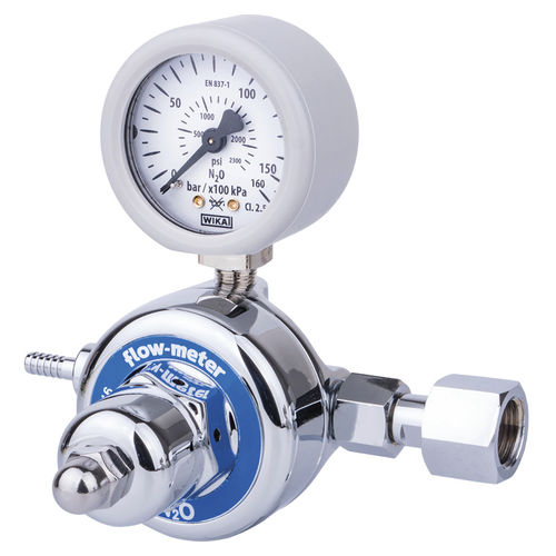 Regulador de pressão de óxido nitroso - FM  - Flow-Meter - de laboratório / médico-hospitalar / de simples estágio