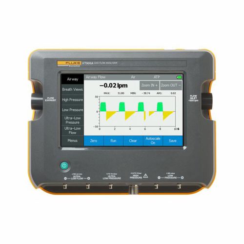 Analisador de fluxo de gás - VT900A - Fluke Health Solutions - de controle / de temperatura / de pressão