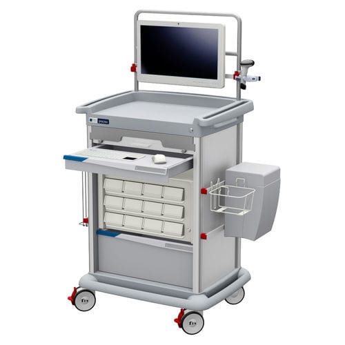 Carrinho para computador para tablet - eWork - Francehopital - opções
