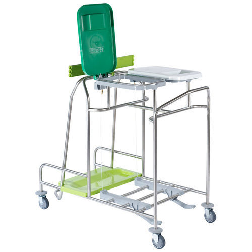 Carrinho para roupa suja - Iseo Duo 20 - Francehopital - médico-hospitalar / de limpeza / coletor de lixo