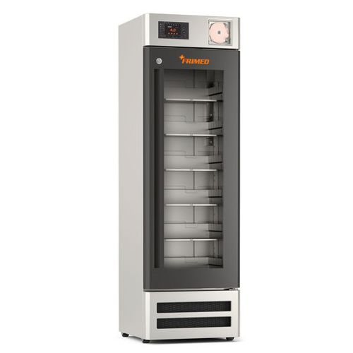 Refrigerador para banco de sangue - FS30E - FRI.MED  - vertical / com 1 porta / com porta de vidro