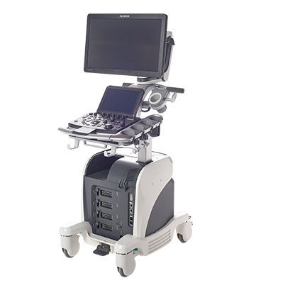 Aparelho de ultrassom com carrinho - ARIETTA™ 650  - FUJIFILM Healthcare - geral / em preto e branco / 3D/4D