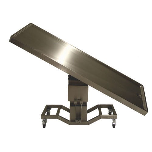 Mesa de necropsia para medicina legal - 80552 - Funeralia - de lavagem de cadáveres / com rodízios / basculante