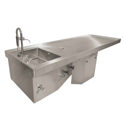 Mesa de necropsia para medicina legal - 80540/R - Funeralia - para laboratório de histopatologia / de dissecção / fixa