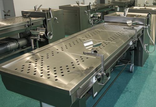 Mesa de anatomia para formação - 86603 - Funeralia - para laboratório de histopatologia / para medicina legal / de dissecção