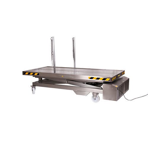 Mesa de dissecção - 88550 - Funeralia - retangular / para animais de grande porte / elétrica