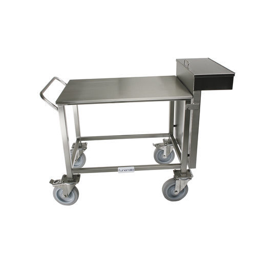 Mesa de laboratório - 88032 - Funeralia - retangular / para animais / em aço inoxidável