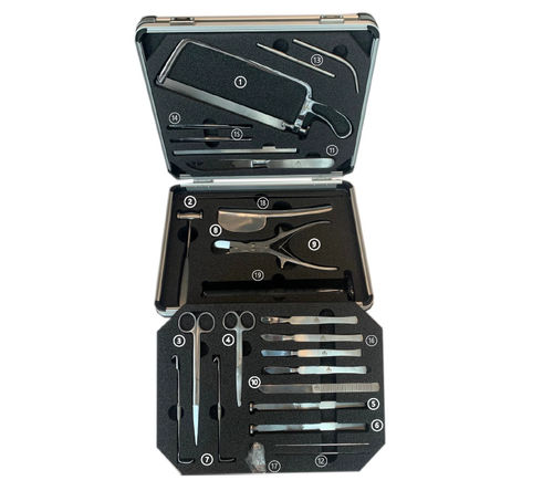 Kit de instrumentos para necropsia - 35500A - Funeralia