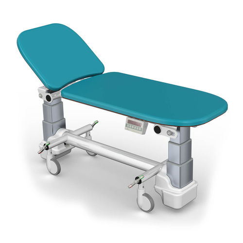 Mesa de exame manual - Francis Scale AV - Gardhen Bilance  - com altura regulável / articulada em 2 seções