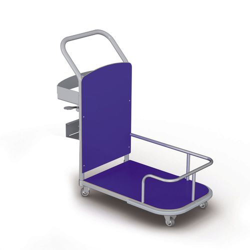 Carrinho hospitalar - Anne “S” – “M” – “XL” - Gardhen Bilance  - de transporte / coletor de lixo / em aço inoxidável