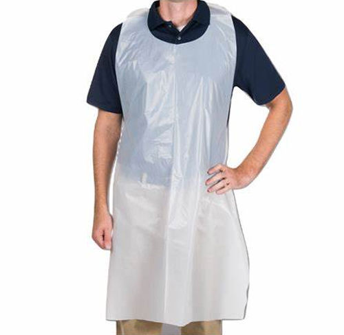 Avental hospitalar de homem - GC9002A01 - GCMedica Enterprise - em polietileno / branco