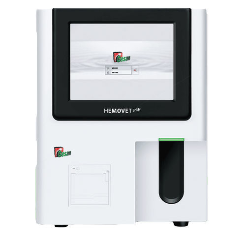 Analisador hematológico veterinário - HEMOVET 3DIFF - Gesan Production  - automático / de bancada