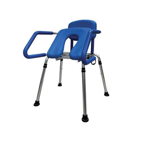 Cadeira higiênica para pessoas com mobilidade reduzida - 43193 - GIMA - com braços / com balde / elevatória