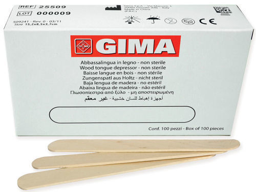 Abaixador de língua em madeira - 25509 - GIMA