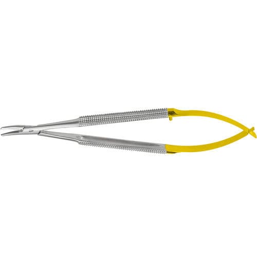 Porta-agulha para cirurgia oftalmológica - GIMMI - de Barraquer / em carboneto de tungstênio
