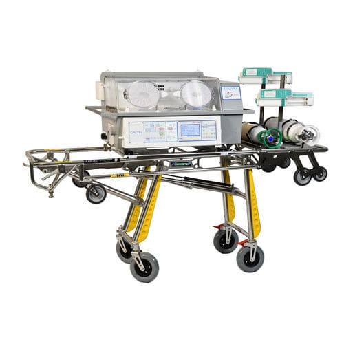 Incubadora neonatal de transporte - Baby Shuttle - GINEVRI srl - com rodízios / com ventilador / com bateria