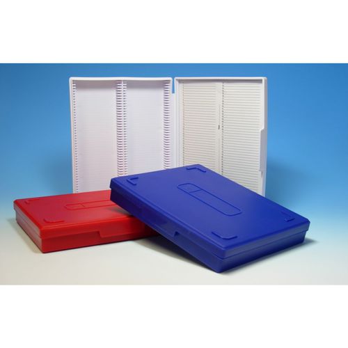 Estojo para lâminas de microscópio - 42704 series - Glaswarenfabrik Karl Hecht - de armazenamento / em polipropileno / empilhável