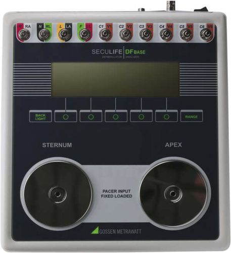 Aparelho para teste de carga - SECULIFE DF BASE - GOSSEN METRAWATT GmbH - para desfibriladores externos
