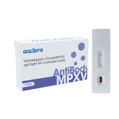 Teste rápido de varíola dos macacos - Goldsite Diagnostics Inc. - para doenças infecciosas / de IgG / de imunoglobulinas M
